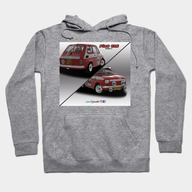 Fiat 126 Group 2 Hoodie by PjesusArt